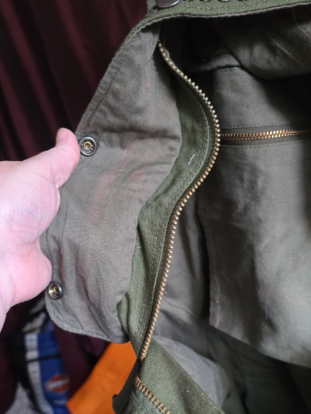 The falls x free people Olive Green Embellished Women's Tote Bag - Picture 7 of 7
